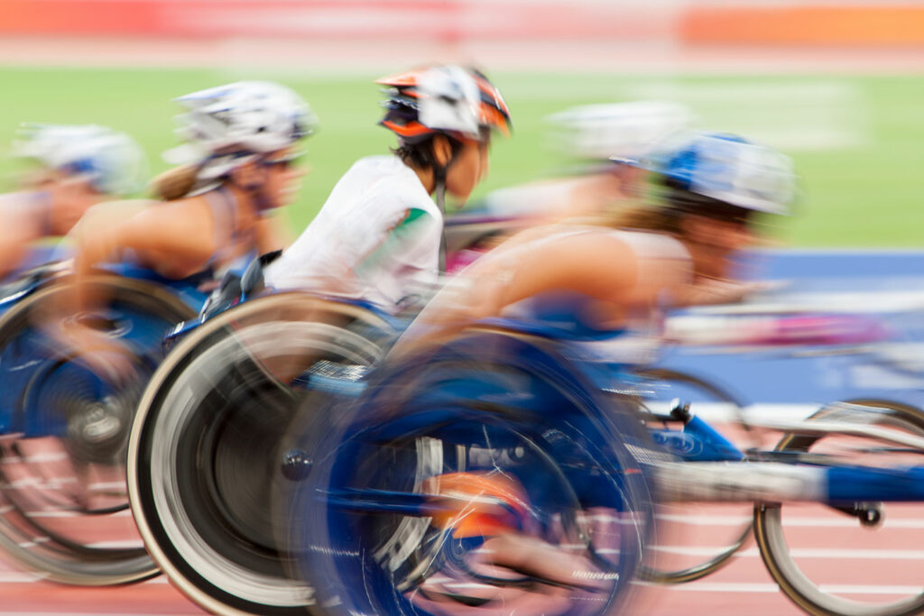 Paralympics Rollstuhl-Rennen