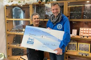 Bild: Scheckübergabe bei Stichtag Graz